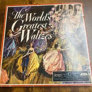 Vintage The World's Greatest Waltzes Vinyl LP, 3 Record Set, Reader's Digest '68